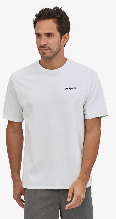 Responsibili-Tee® Patagonia Fitz Roy Horizons Responsibili-Â® Hombre Blancos | eAtwwcV6