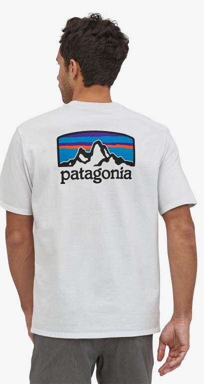 Responsibili-Tee® Patagonia Fitz Roy Horizons Responsibili-Â® Hombre Blancos | eAtwwcV6