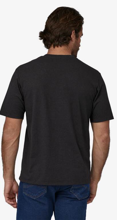 Responsibili-Tee® Patagonia Forge Mark Crest Pocket Responsibili-Â® Hombre Negros | GTvxgPZK