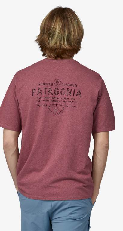 Responsibili-Tee® Patagonia Forge Mark Responsibili-Â® Hombre Morados | JWZEgPIR