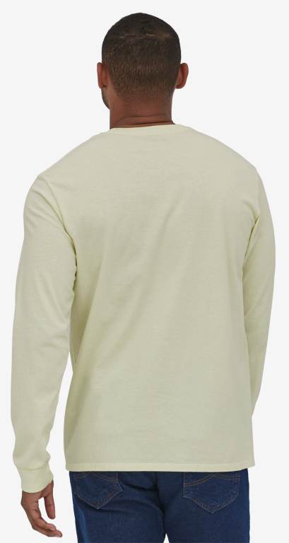 Responsibili-Tee® Patagonia Long-Sleeved '73 Skyline Pocket Responsibili-Â® Hombre Blancos | 5yF9uZSh