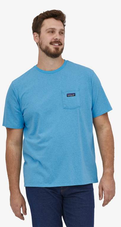 Responsibili-Tee® Patagonia P-6 Label Pocket Responsibili-Â® Hombre Blancos | PwfQFrgv