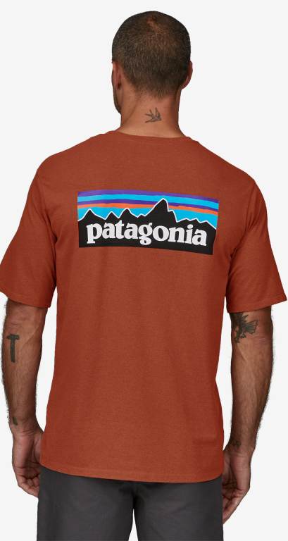 Responsibili-Tee® Patagonia P-6 Logo Responsibili-Â® Hombre Amarillos | 3yRu4pOu