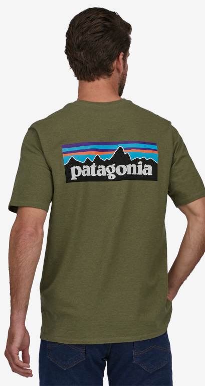 Responsibili-Tee® Patagonia P-6 Logo Responsibili-Â® Hombre Verdes | 6RpFdsnp