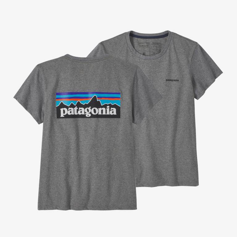 Responsibili-Tee® Patagonia P-6 Logo Responsibili-Â® Mujer Gravel | IbUaE4Ko