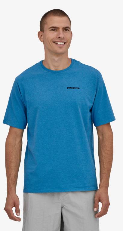 Responsibili-Tee® Patagonia P-6 Logo Responsibili-Â® Hombre Azules | KR79NFxi