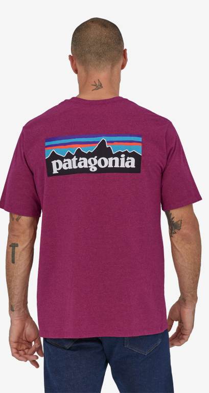 Responsibili-Tee® Patagonia P-6 Logo Responsibili-Â® Hombre Rosas | L0xD4MtZ