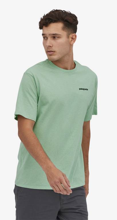 Responsibili-Tee® Patagonia P-6 Logo Responsibili-Â® Hombre Verdes | Lwf6G5U8