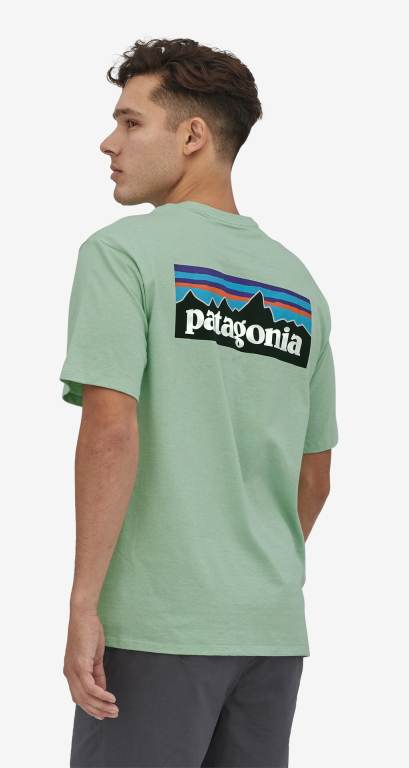 Responsibili-Tee® Patagonia P-6 Logo Responsibili-Â® Hombre Verdes | Lwf6G5U8