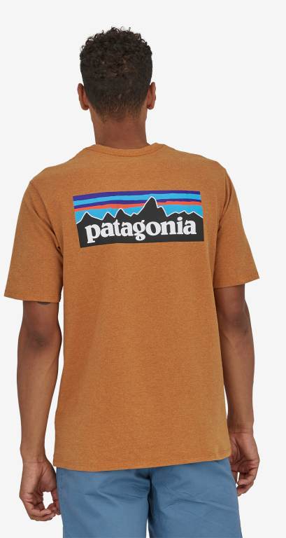 Responsibili-Tee® Patagonia P-6 Logo Responsibili-Â® Hombre Naranjas | MiKUqCTl