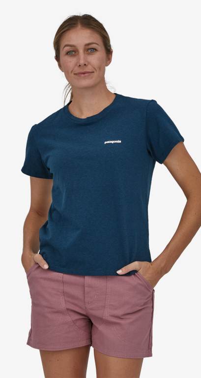 Responsibili-Tee® Patagonia P-6 Logo Responsibili-Â® Mujer Azules | THRyZ6n5