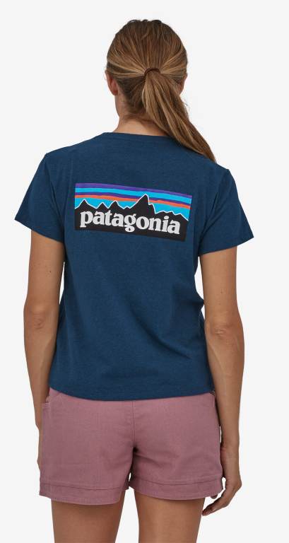 Responsibili-Tee® Patagonia P-6 Logo Responsibili-Â® Mujer Azules | THRyZ6n5