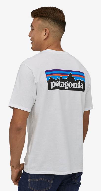 Responsibili-Tee® Patagonia P-6 Logo Responsibili-Â® Hombre Blancos | Y13AkVq6