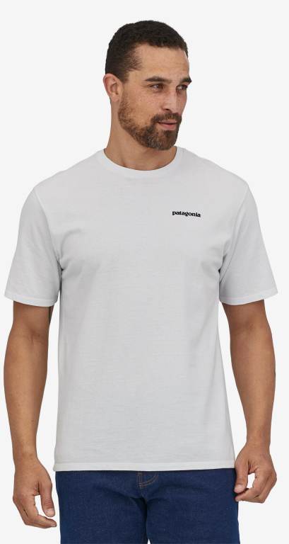 Responsibili-Tee® Patagonia P-6 Logo Responsibili-Â® Hombre Blancos | Y13AkVq6