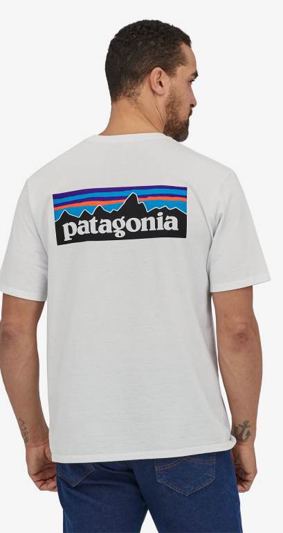 Responsibili-Tee® Patagonia P-6 Logo Responsibili-Â® Hombre Blancos | Y13AkVq6