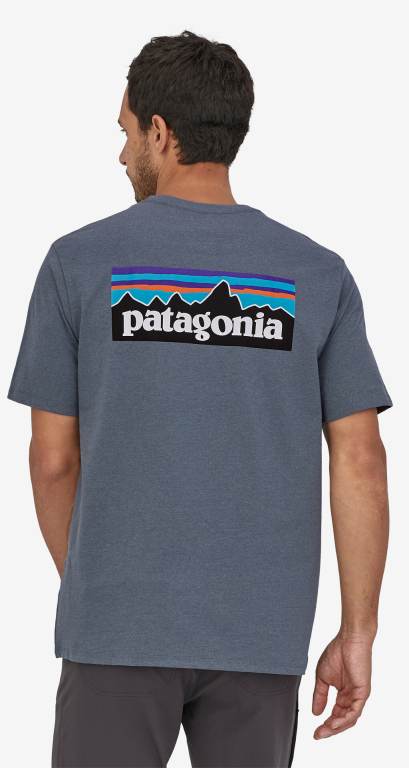 Responsibili-Tee® Patagonia P-6 Logo Responsibili-Â® Hombre Grises | foQhP1dU