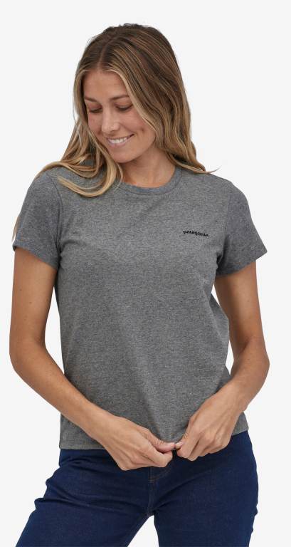 Responsibili-Tee® Patagonia P-6 Logo Responsibili-Â® Mujer Blancos | jOzYM3M3