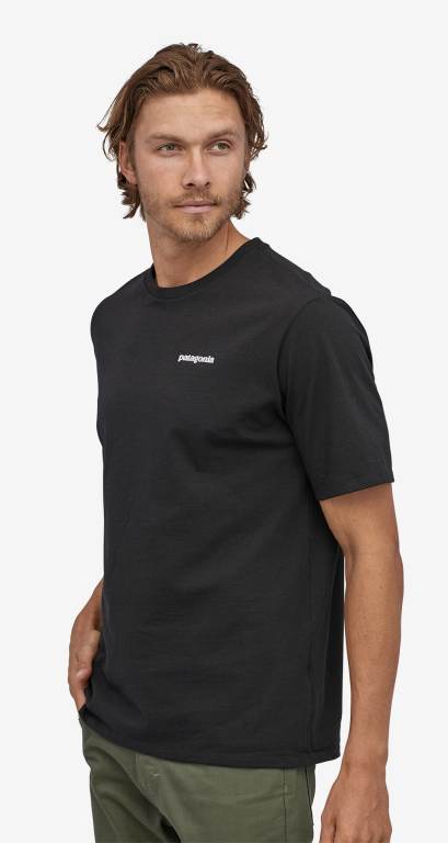 Responsibili-Tee® Patagonia P-6 Logo Responsibili-Â® Hombre Negros | mHz8aTu3