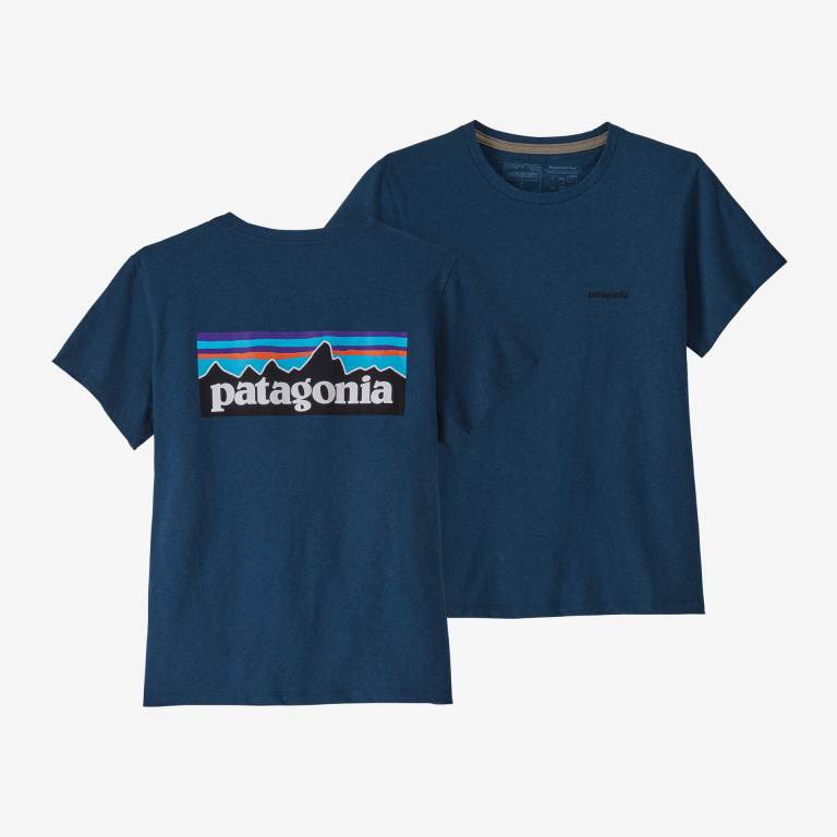 Responsibili-Tee® Patagonia P-6 Logo Responsibili-Â® Mujer Azules | mzCi74U2