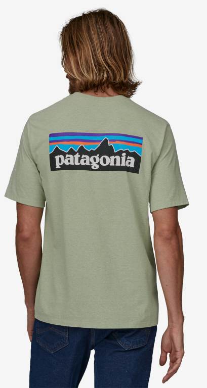 Responsibili-Tee® Patagonia P-6 Logo Responsibili-Â® Hombre Verdes | q1RUlZMy