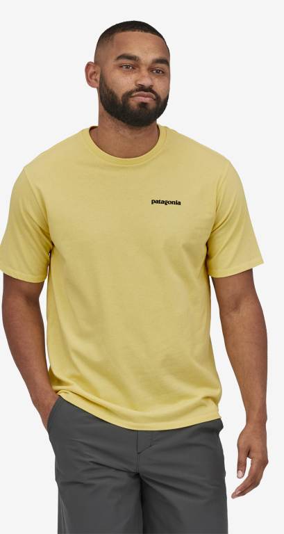 Responsibili-Tee® Patagonia P-6 Logo Responsibili-Â® Hombre Amarillos | sxDq435L