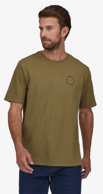 Responsibili-Tee® Patagonia Spoke Stencil Responsibili-Â® Hombre Morados | UfNm6RgC