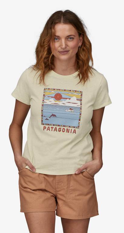 Responsibili-Tee® Patagonia Summit Swell Responsibili-Â® Mujer Blancos | qOfgNT4d