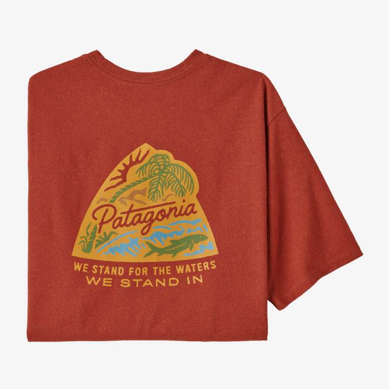 Responsibili-Tee® Patagonia Take a Stand Responsibili-Â® Hombre Marrom | EBxwHFHc