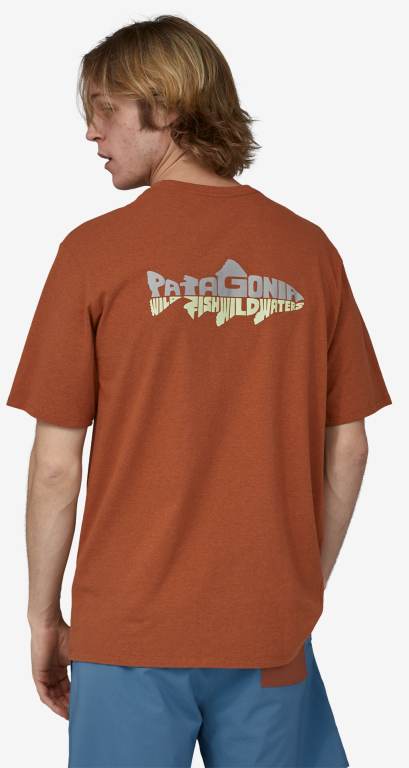 Responsibili-Tee® Patagonia Wild Waterline Pocket Responsibili-Â® Hombre Marrom | 7UaS2r5B