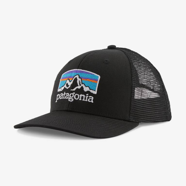 Sombreros Patagonia Fitz Roy Horizons Trucker Unisex Negros | dnBFMAu3