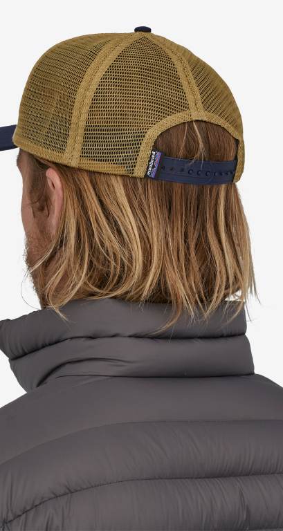 Sombreros Patagonia P-6 Logo Trucker Unisex Brown/Navy | ZLv2sdtW