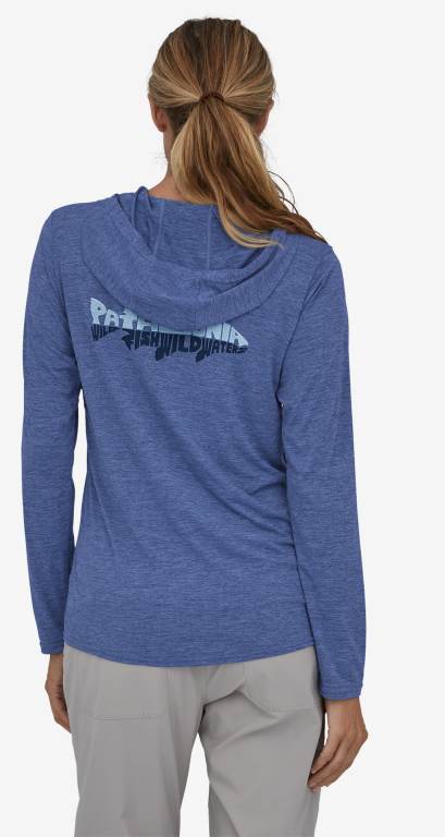 Sudadera Con Capucha Patagonia CapileneÂ® Cool Daily Estampados Mujer Azules | M93L5fmg