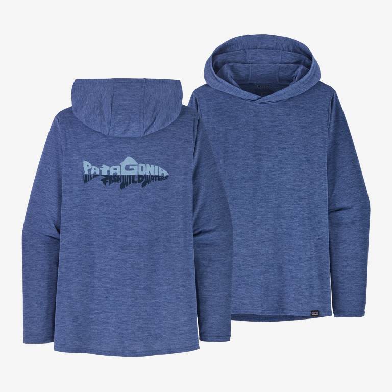 Sudadera Con Capucha Patagonia CapileneÂ® Cool Daily Estampados Mujer Azules | U1lKXqDR