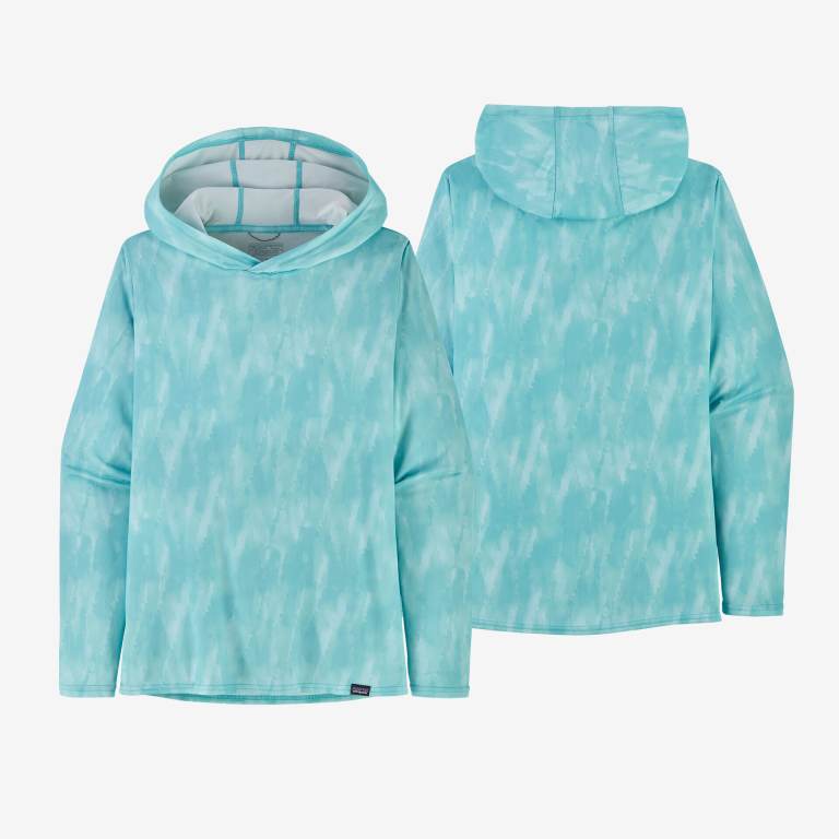 Sudadera Con Capucha Patagonia CapileneÂ® Cool Daily Estampados Mujer Azules | bLZTFB2w