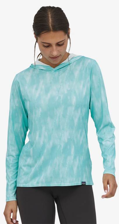 Sudadera Con Capucha Patagonia CapileneÂ® Cool Daily Estampados Mujer Azules | rC0C6lEL