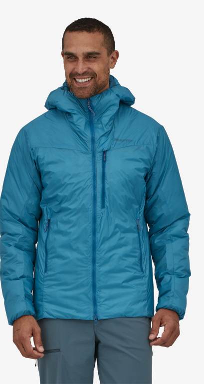 Sudadera Con Capucha Patagonia DAS Light Belay Hombre Azules | 6Y66rqrQ