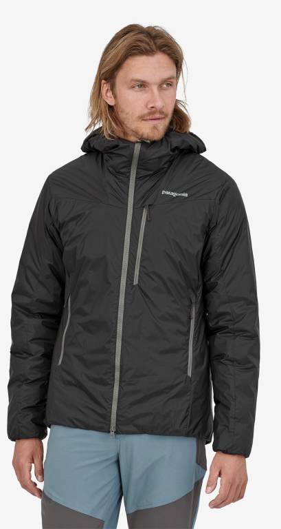 Sudadera Con Capucha Patagonia DAS Light Belay Hombre Negros | zULxbkhL