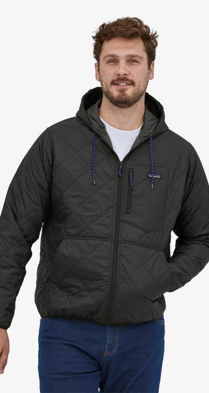 Sudadera Con Capucha Patagonia Diamond Acolchado Bomber Hombre Marrom | MdH06Pi9