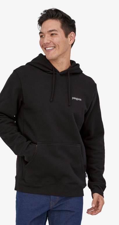 Sudadera Con Capucha Patagonia Fitz Roy Horizons Uprisal Unisex Negros | 8yaIusPW