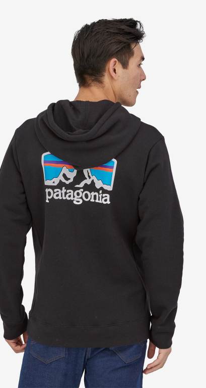 Sudadera Con Capucha Patagonia Fitz Roy Horizons Uprisal Unisex Negros | 8yaIusPW