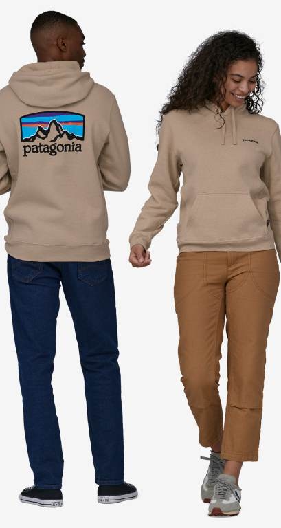 Sudadera Con Capucha Patagonia Fitz Roy Horizons Uprisal Unisex Marrom | GaeDb48t