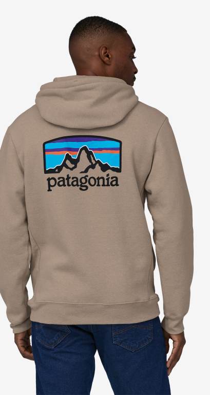 Sudadera Con Capucha Patagonia Fitz Roy Horizons Uprisal Unisex Marrom | GaeDb48t