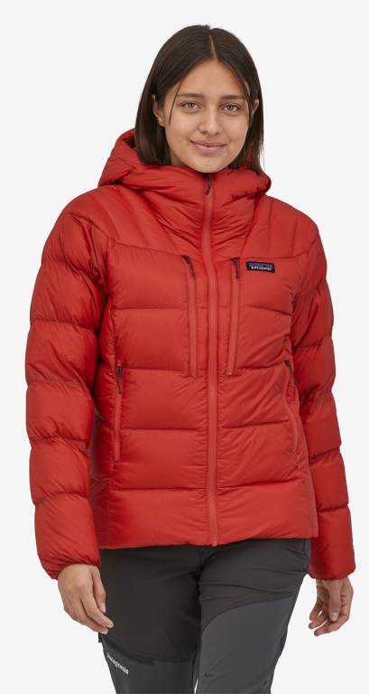 Sudadera Con Capucha Patagonia Fitz Roy Down Mujer Rojos | SUkdO5UK