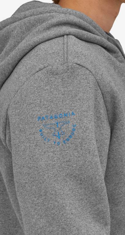 Sudadera Con Capucha Patagonia Forge Mark Uprisal Unisex Negros | 1jNqtxKe