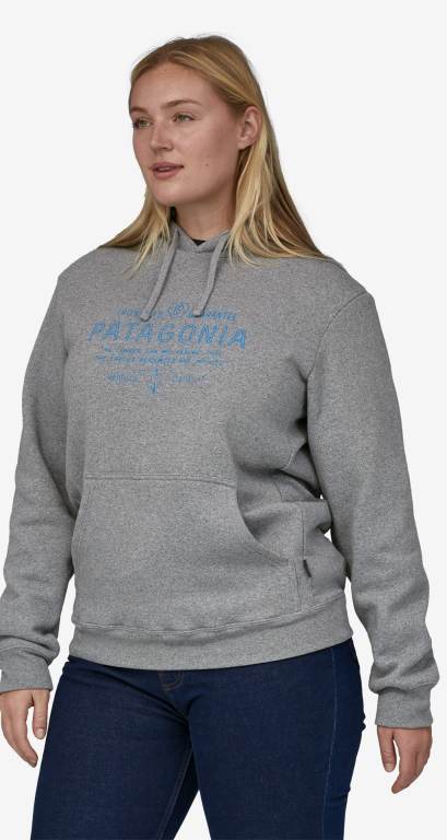 Sudadera Con Capucha Patagonia Forge Mark Uprisal Unisex Negros | 1jNqtxKe