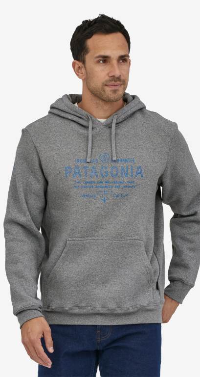 Sudadera Con Capucha Patagonia Forge Mark Uprisal Unisex Negros | 1jNqtxKe