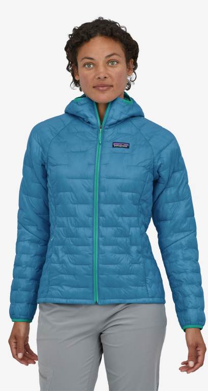 Sudadera Con Capucha Patagonia Micro PuffÂ® Insulated Mujer Azules | 7JBOA0km