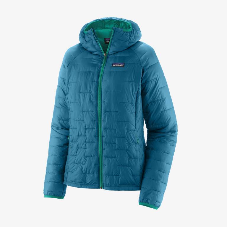 Sudadera Con Capucha Patagonia Micro PuffÂ® Insulated Mujer Azules | 7JBOA0km