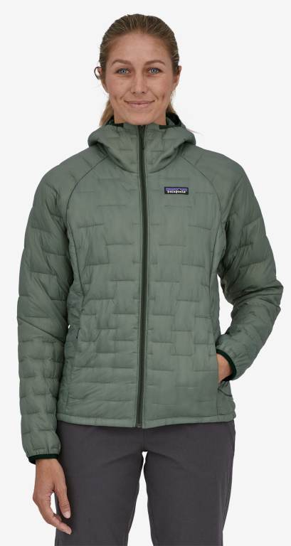 Sudadera Con Capucha Patagonia Micro PuffÂ® Insulated Mujer Verdes | EAvCWvN0