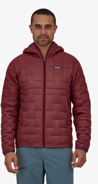 Sudadera Con Capucha Patagonia Micro PuffÂ® Insulated Hombre Rojos | jctsAnR3